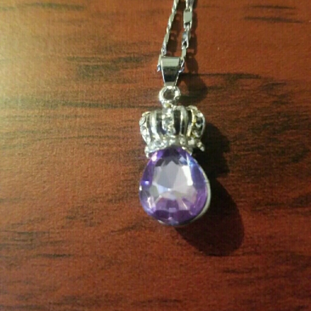 Purple necklaces